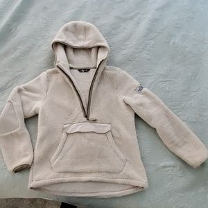 NorthFace thick fleece pullover, sz M, barely worn